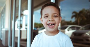 Young boy smiling - Pediatric Dentist in Henderson ad Las Vegas NV